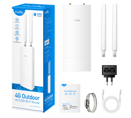 Точка доступа CUDY LT700 Outdoor, белый