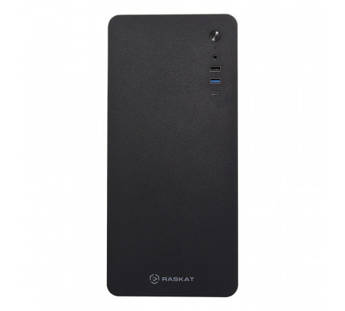 Персональный компьютер Raskat STANDART 300, Intel Core i3-12100, RAM 16GB, SSD 512GB, noOS, черный