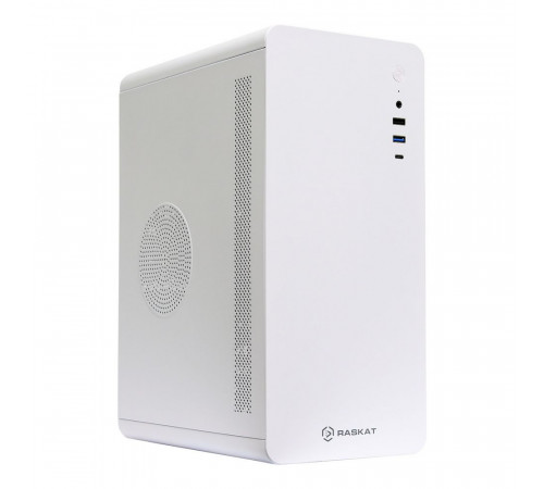 Персональный компьютер Raskat STANDART 500, Intel Core i5-12400, RAM 16GB, SSD 512GB, noOS, белый