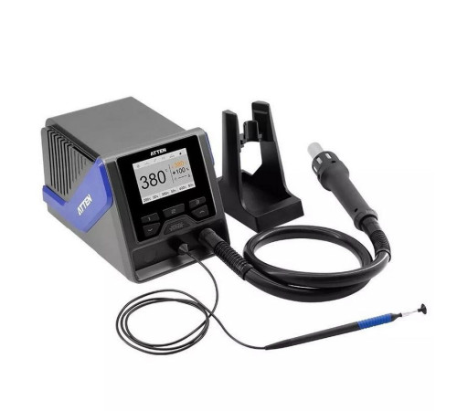 Интеллектуальная термовоздушная паяльная станция Atten GT-1028 , 230В(1300Вт), ваккумный манипулятор, бесщеточный вентилятор