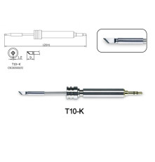 Жало со встроенным нагревателем , T10-K