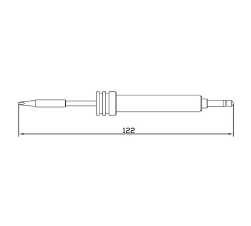 Жало со встроенным нагревателем , T50-2.0SK