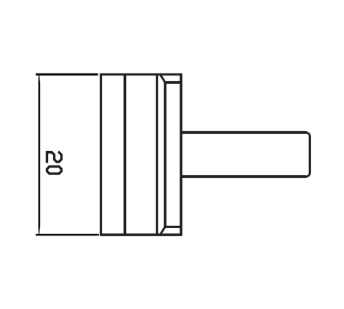 Жало со встроенным нагревателем , T130-20D