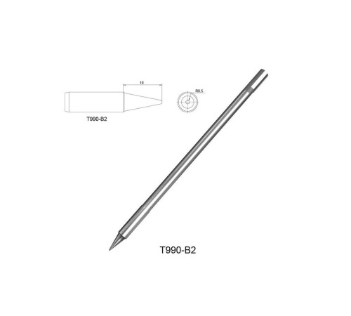 Жало со встроенным нагревателем , T990-B2