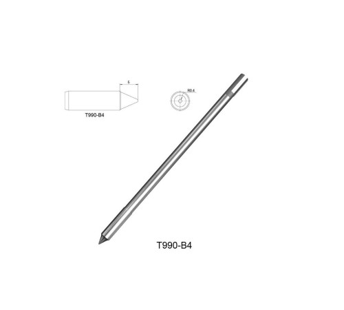 Жало со встроенным нагревателем , T990-B4