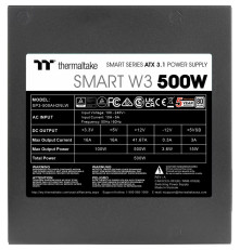 Блок питания 500 Вт Thermaltake Smart W3 