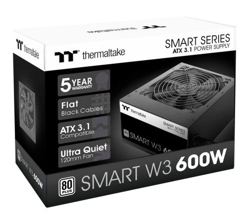 Блок питания 600 Вт Thermaltake Smart W3