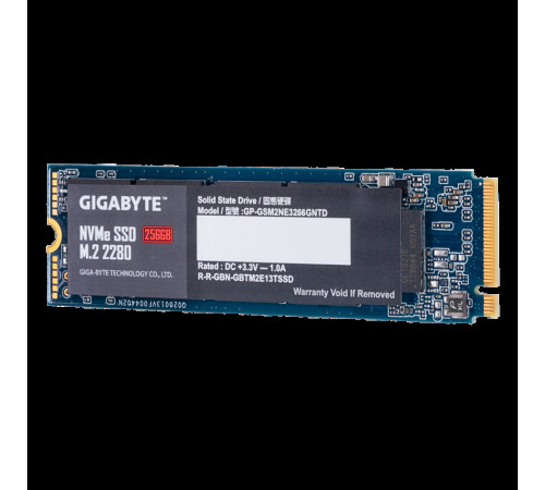 Твердотельный накопитель Gigabyte GP-GSM2NE3256GNTD, 256GB, M.2(22x80mm)