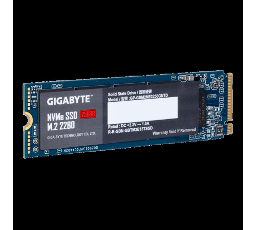 Твердотельный накопитель Gigabyte GP-GSM2NE3256GNTD, 256GB, M.2(22x80mm)