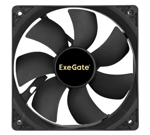 Вентилятор для корпуса ExeGate EX12025H4P-PWM, черный