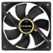 Вентилятор для корпуса ExeGate EX12025H4P-PWM, черный