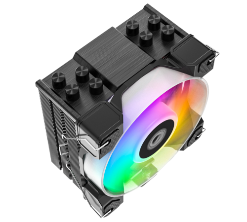 Вентилятор для процессора ID-Cooling SE-214-XT DF ARGB, черный