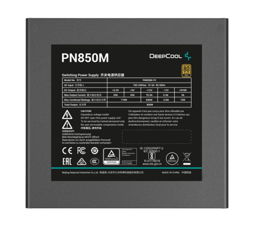 Блок питания 850 Вт Deepcool PN850M, черный