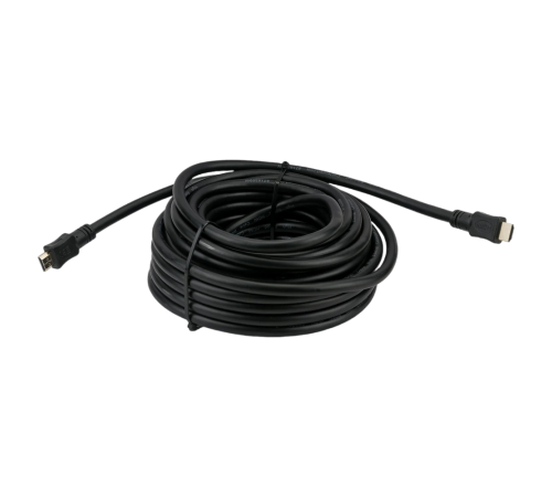 Кабель HDMI Cablexpert, HDMI 2.0, 19M/19M, позол. контакты, экран, 15м, черный