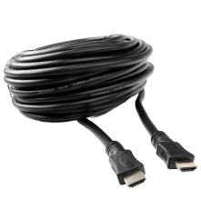 Кабель HDMI Cablexpert, HDMI 2.0, 19M/19M, позол. контакты, экран, 15м, черный