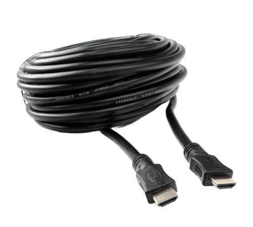 Кабель HDMI Cablexpert, HDMI 2.0, 19M/19M, позол. контакты, экран, 15м, черный