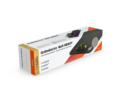 Игровой коврик для мыши SteelSeries QcK Heavy Medium, черный