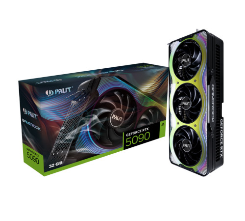 Видеокарта Palit RTX5090 GAMEROCK 32GB, GDDR7/512-bit