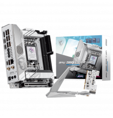 Материнская плата MSI MPG Z890I EDGE TI WIFI Z890, LGA1851, 4*DDR5, 2*PCIEx16, 1*PCIEx1, 5*M.2, 2*TypeC, 4*USB3.2Gen2, 6*USB3.2Gen1, 5*USB2.0, 4*SATA3.0, 5G, 2*Type-C(DP), HDMI, ATX, RTL