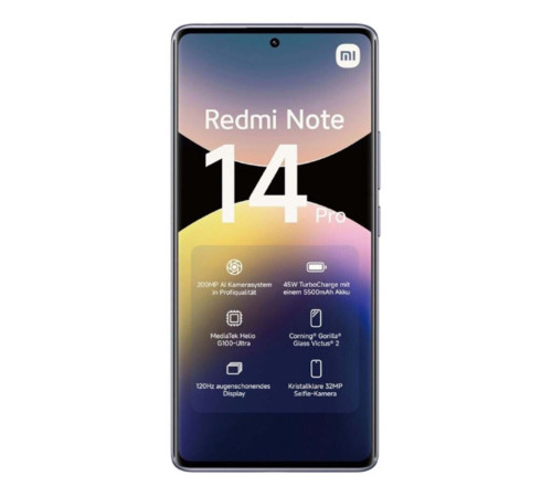 Смартфон Xiaomi Redmi Note 14 Pro 8+256GB, фиолетовый (MZB0IWZRU)