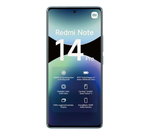 Смартфон Xiaomi Redmi Note 14 Pro 8+256GB, голубой (MZB0IX5RU)