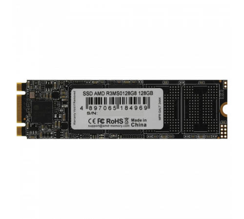 Твердотельный накопитель AMD Radeon R3 Series, 128GB, M.2(22x80mm)