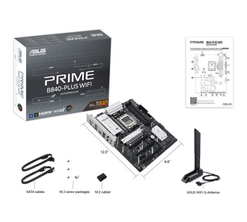 Материнская плата ASUS PRIME B840-PLUS WIFI (AM5)