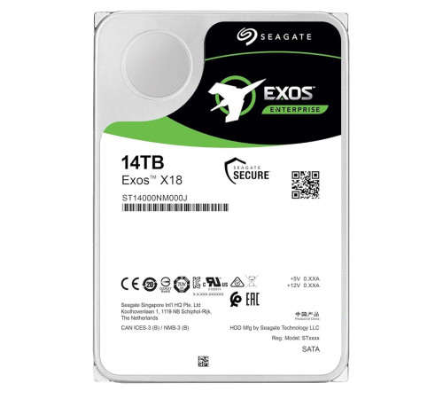 Жесткий диск 14TB Seagate Exos X18 ST14000NM000J
