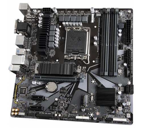 Материнская плата Gigabyte Z690M DS3H DDR4 (LGA1700) OEM