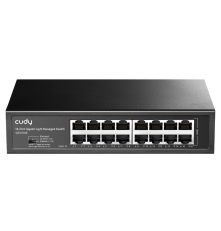Коммутатор CUDY GS1016E, черный