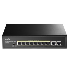 Коммутатор CUDY GS1010PE, черный