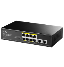 Коммутатор CUDY GS1010P, черный