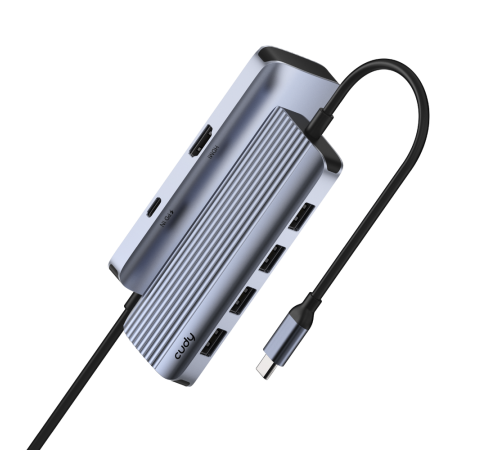 USB-концентратор CUDY UH500, 6-IN-1 USB-C Hub with 4K HDMI 6-IN-1 USB-C