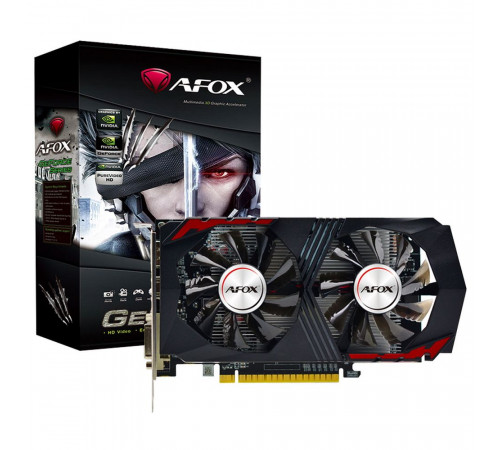 Видеокарта Afox GTX1050Ti GAMING 4GB GDDR5 128bit DVI DP HDMI 2FAN RTL
