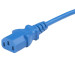 Кабель питания Hyperline PWC-IEC13-IEC14-5.0-BL,  IEC 320 C13 - IEC 320 C14 (3x1.0), 10A, прямая вилка, 5 м, синий