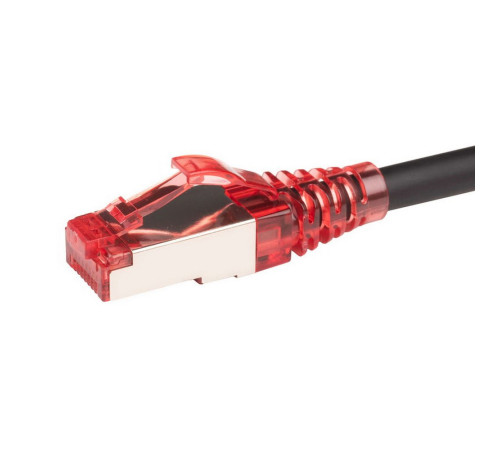 Патч-корд Hyperline F/UTP, экранированный, Cat.5е, LSZH, 5 м, черный