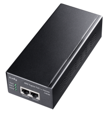 PoE-адаптер CUDY POE300, 60W, Gigabit, PoE+/PoE, черный