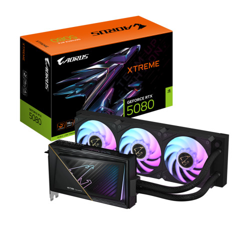 Видеокарта Gigabyte RTX5080 XTREME WATERFORCE 16GB, GDDR7/256-bit