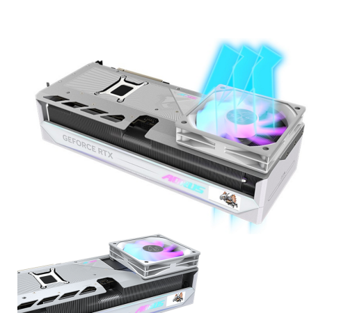 Видеокарта Gigabyte RTX5080 MASTER ICE 16GB, GDDR7/256-bit