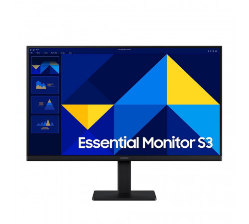Монитор 23.8" SAMSUNG S24D300GAI S3 S30GD FHD  IPS, 1920x1080, 100Hz, 5ms, 250сd/m, 1000:1,  | VGA, HDMI(1.4) | ExPSU, Vesa 100, Black
