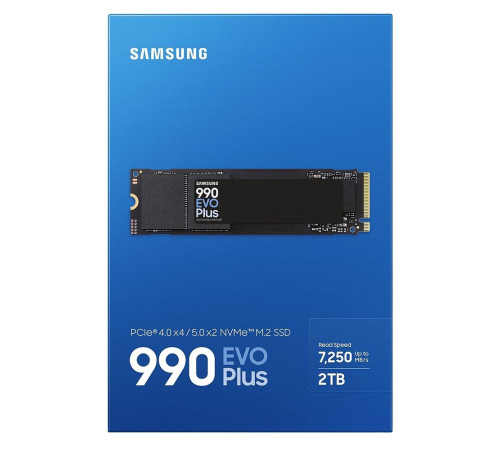 Твердотельный накопитель Samsung 990 EVO Plus, 2TB, M.2(22x80mm)