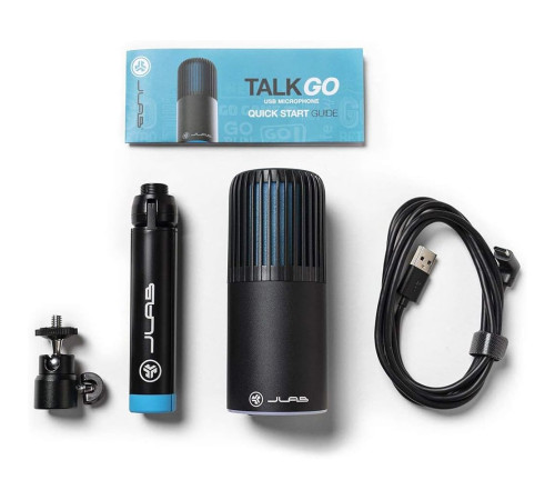 Микрофон проводной Jlab Go Talk, черный (IEUMTALKGORBLK4)
