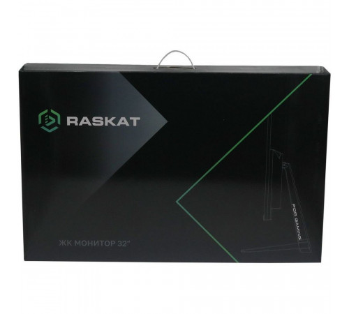 Монитор 31,5" Raskat I32Q16D 32" (IPS, 2560x1440, HDMI+DP, 5ms, 178°/178°, 1000:1, 165Hz, Black)