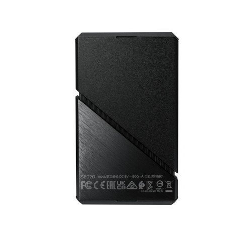 Внешний накопитель SSD 2TB ADATA SE920, USB 4, черный