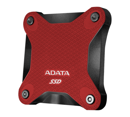 Внешний накопитель SSD 2TB ADATA SD620, USB 3.1, черный/красный