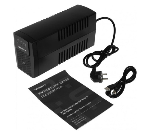 Источник бесперебойного питания Ippon Back Basic 850 Euro, черный