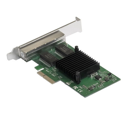 Сетевой адаптер внутренний ExeGate EXE-I350-T4V2