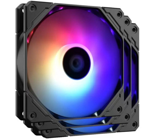 Вентилятор для корпуса ID-Cooling TF-12025-PRO ARGB TRIO, черный (комплект 3 шт.)