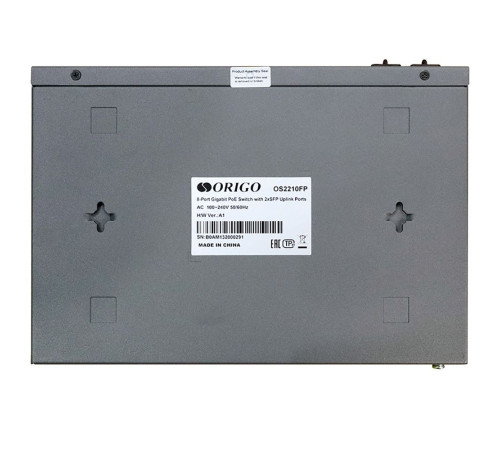Коммутатор ORIGO OS2210FP/120W/A1A, черный