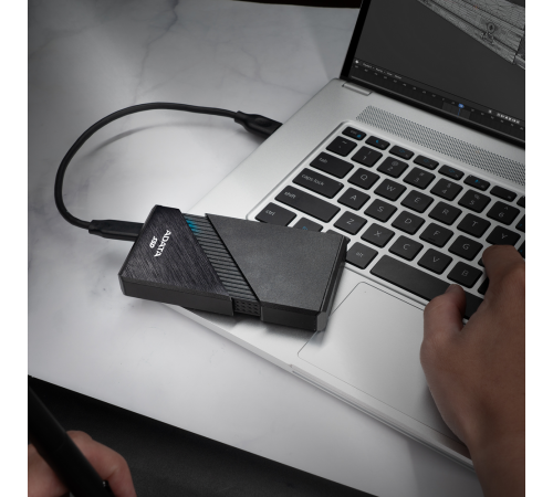 Внешний накопитель SSD 4TB ADATA SE920б USB 4.0, черный